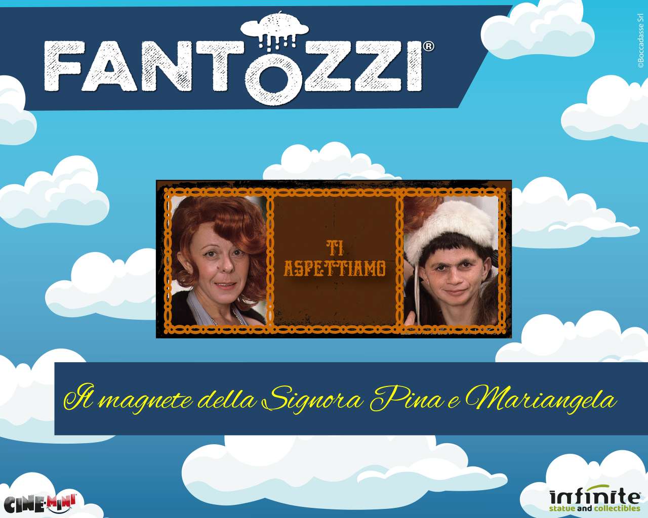 Magnete Ufficiale ‘Ti Aspettiamo’ · Fantozzi (Pina e Mariangela)