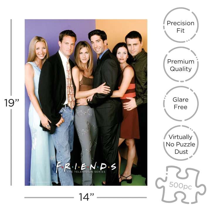 Puzzle Friends Cast 500 Pezzi Serie TV Iconica anni 90