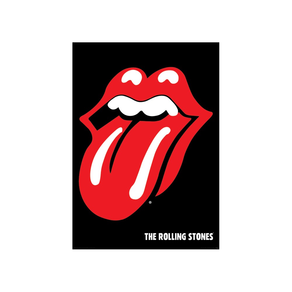 Poster The Rolling Stones – Iconico Logo “Tongue & Lips”