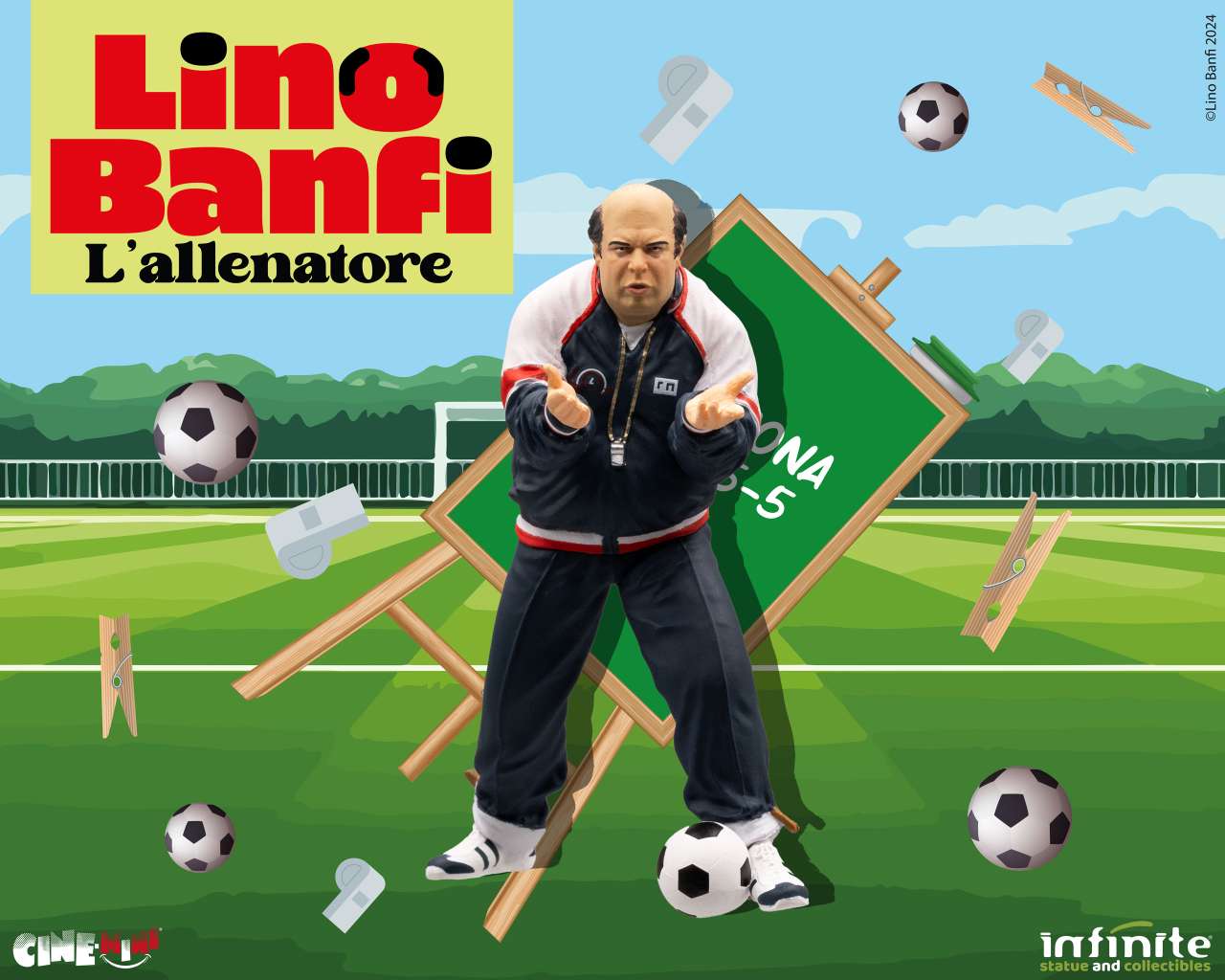 Lino Banfi L’Allenatore nel pallone - Mini Figura PVC 10cm