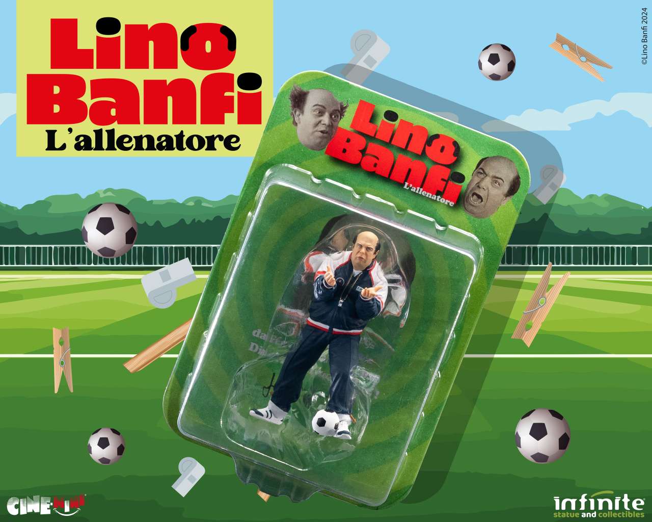 Lino Banfi L’Allenatore nel pallone - Mini Figura PVC 10cm