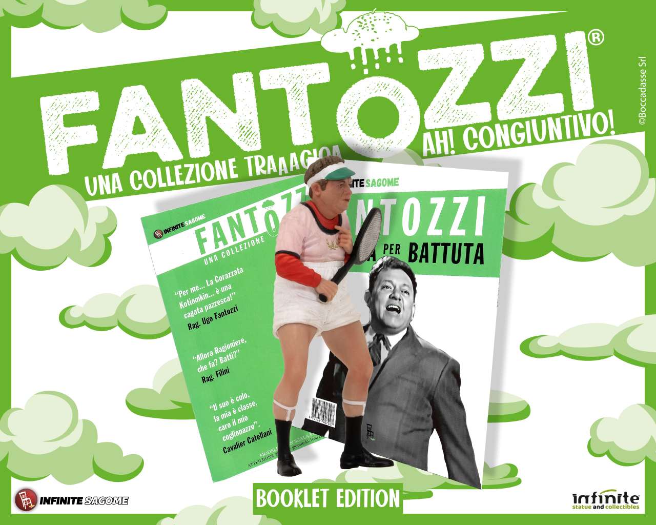 Mini Figure PVC Fantozzi ‘Batti lei?’ · Booklet Edition