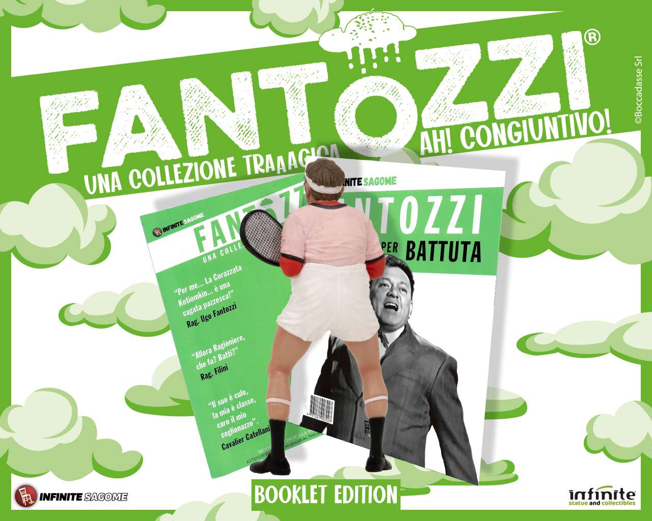 Mini Figure PVC Fantozzi ‘Batti lei?’ · Booklet Edition