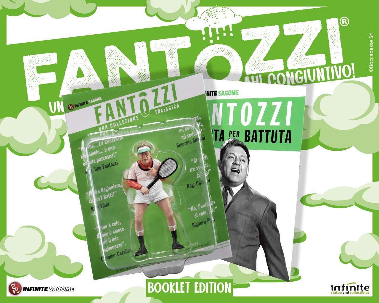 Mini Figure PVC Fantozzi ‘Batti lei?’ · Booklet Edition