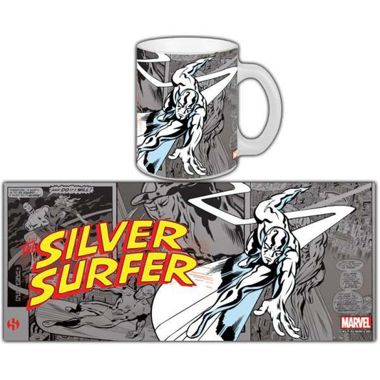 Tazza Marvel Silver Surfer Retro – Mug in Ceramica con Design da Fumetto