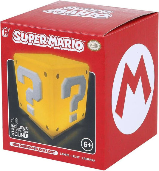 Mini Lampada Super Mario – Question Block Iconico da 13 cm | Gadget Nintendo Ufficiale