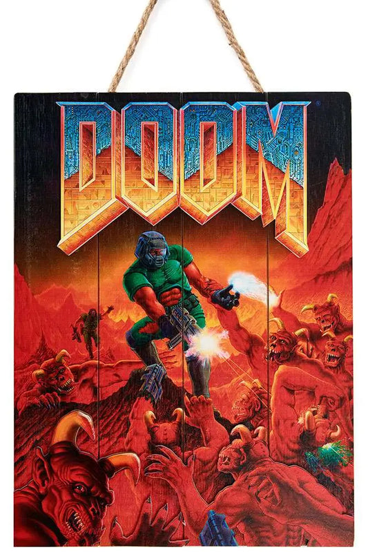 Doom Classic Poster Legno