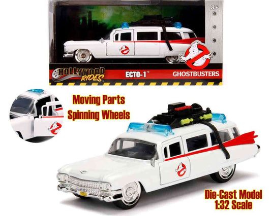 Modello In Metallo 1:32 – ECTO‑1 I Caccia‑Fantasmi (Ghostbusters)