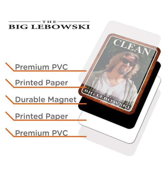 Magnete Doubleface Lavastoviglie “The Big Lebowski” – Clean/Dirty