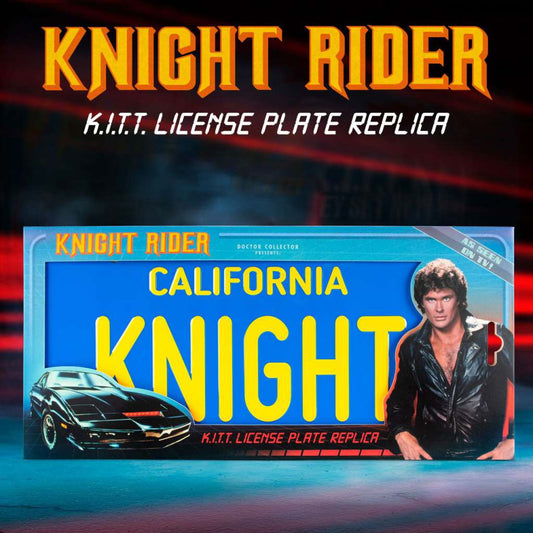 Targa Replica KITT “Knight Rider” – California Season 1 – Accessorio Auto Replica o Decorazione da Collezione