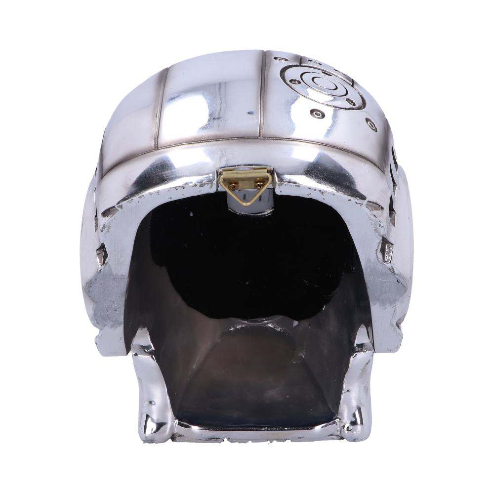 Testa da Parete Terminator T-800 con Occhi Luminosi – Replica Ufficiale in Resina Dipinta a Mano – Decorazione Horror Sci-Fi