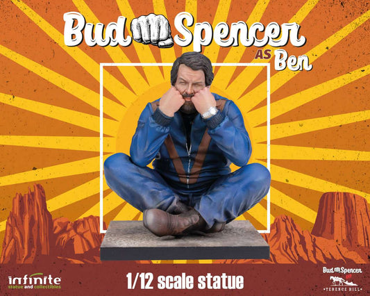 Statua Bud Spencer as Ben 1/12 – Edizione da Collezione Dipinta a Mano “Altrimenti ci Arrabbiamo”