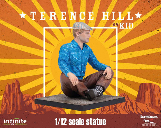 Statua Terence Hill as Kid 1/12 – Edizione da Collezione Dipinta a Mano “Altrimenti ci Arrabbiamo”