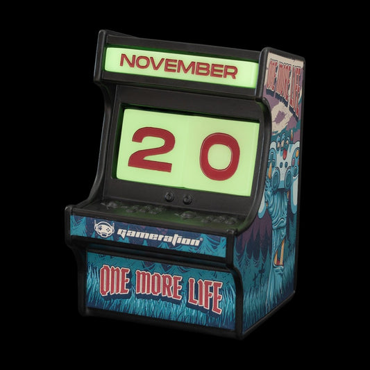 Calendario Perpetuo Gameration Arcade 3D | Glow in the Dark
