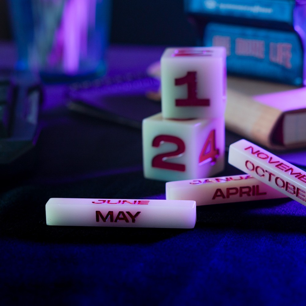 Calendario Perpetuo Gameration Arcade 3D | Glow in the Dark