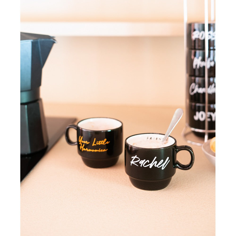 Set di 6 Tazze da Caffè “Friends” Ufficiale – Personaggi Iconici Anni ’90