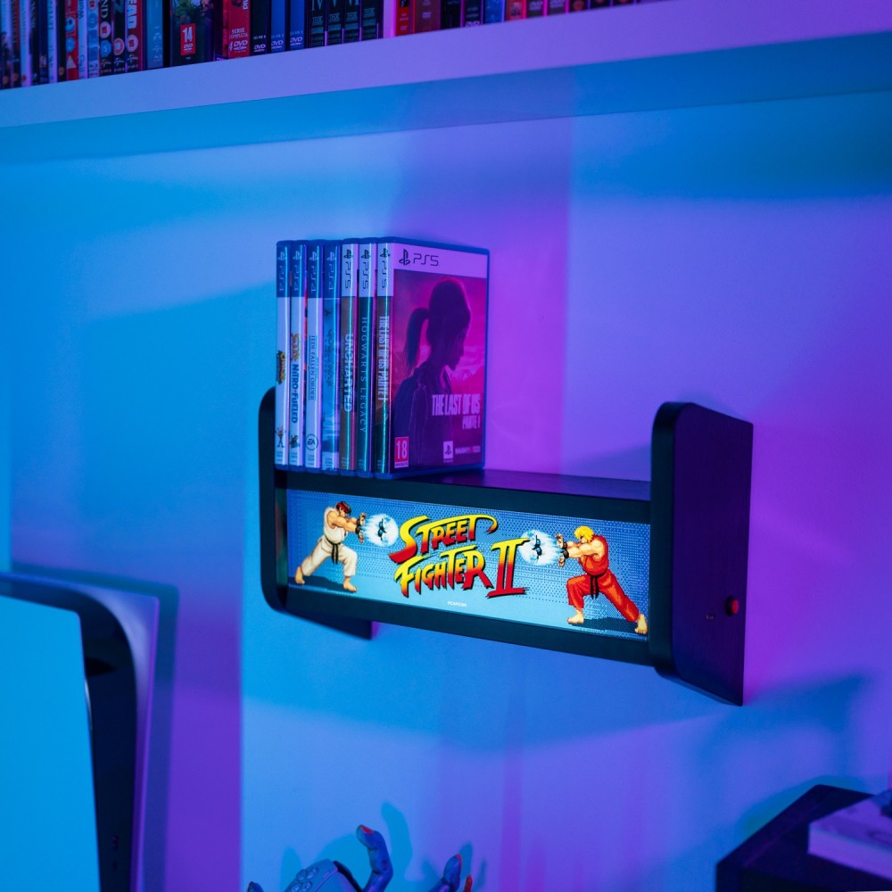 Lampada Arcade Mensola Street Fighter II – Illuminazione LED