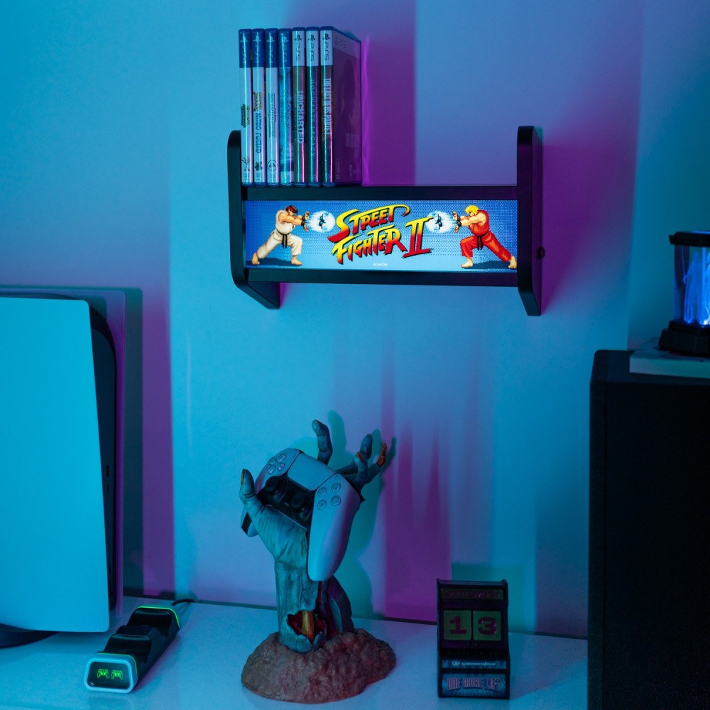 Lampada Arcade Mensola Street Fighter II – Illuminazione LED