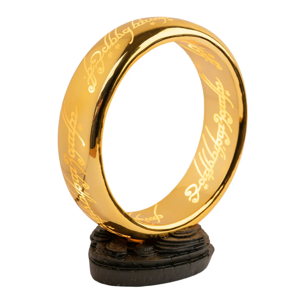 Lampada Il Signore degli Anelli | One Ring Illuminato con Scritta Elfica