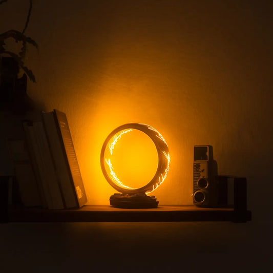 Lampada Il Signore degli Anelli | One Ring Illuminato con Scritta Elfica