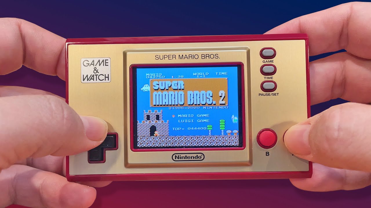Nintendo Game & Watch Super Mario Bros – Console Retrò Anni 80/90 🍄