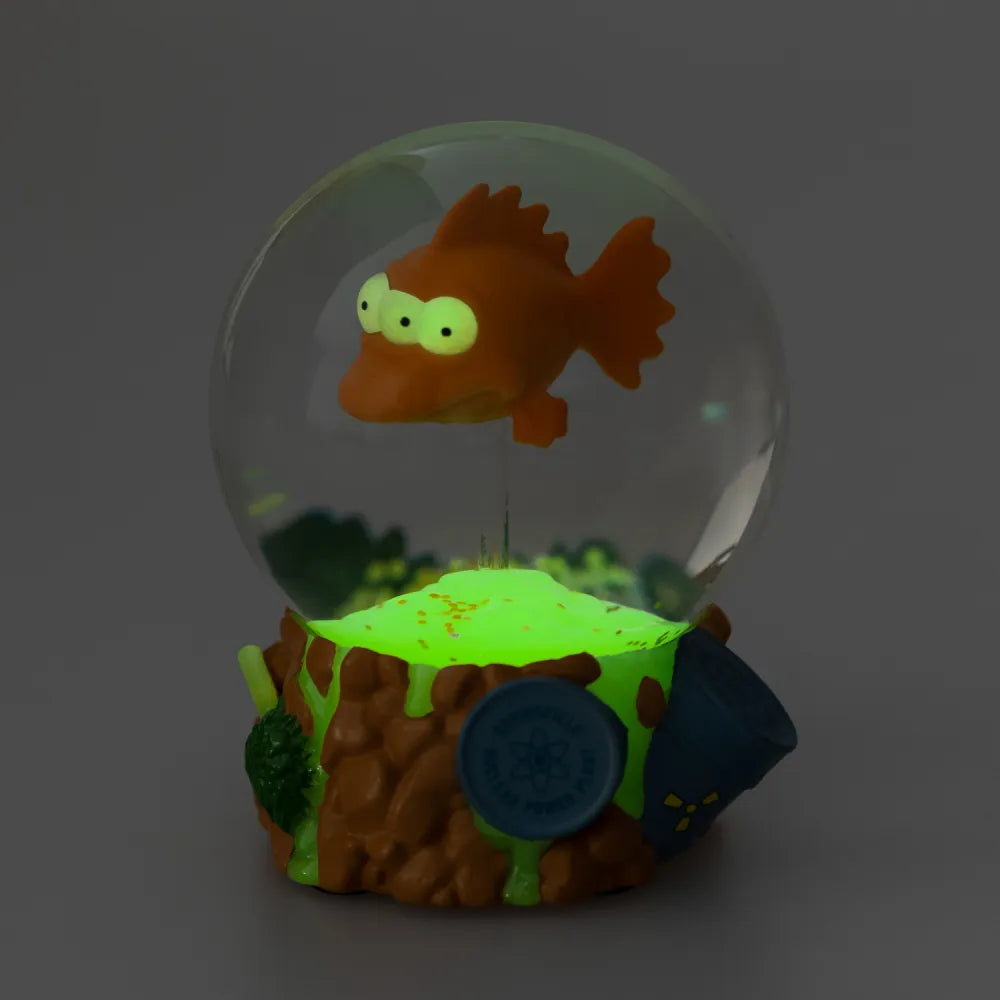 Palla di Neve The Simpsons – Blinky il Pesce a Tre Occhi con Effetti Luminosi