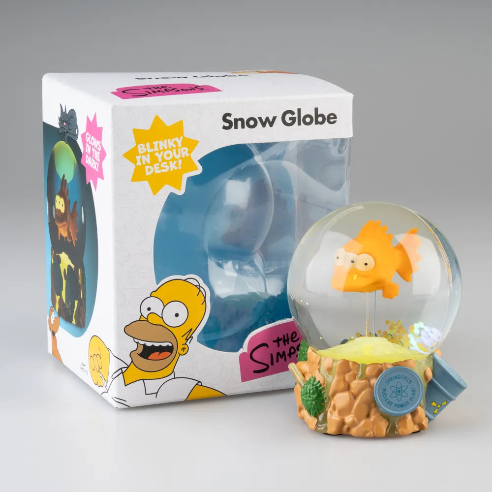 Palla di Neve The Simpsons – Blinky il Pesce a Tre Occhi con Effetti Luminosi