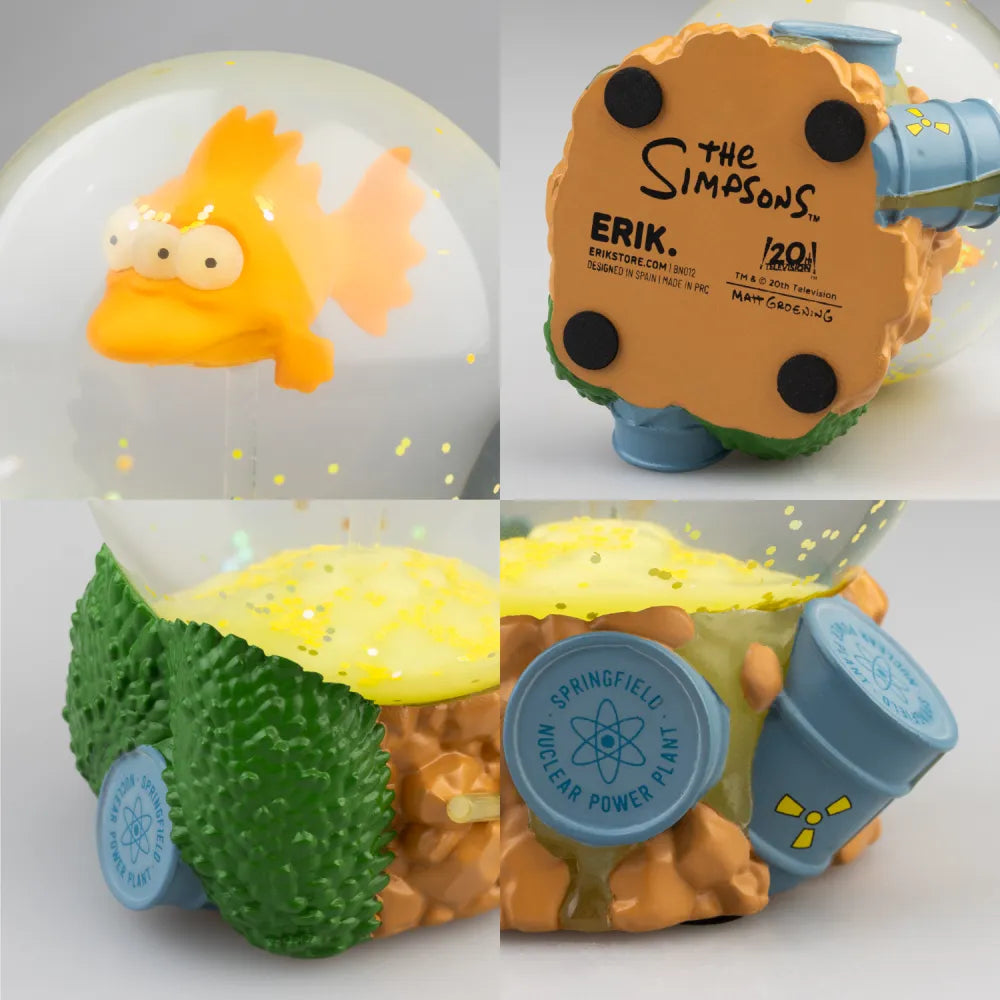 Palla di Neve The Simpsons – Blinky il Pesce a Tre Occhi con Effetti Luminosi