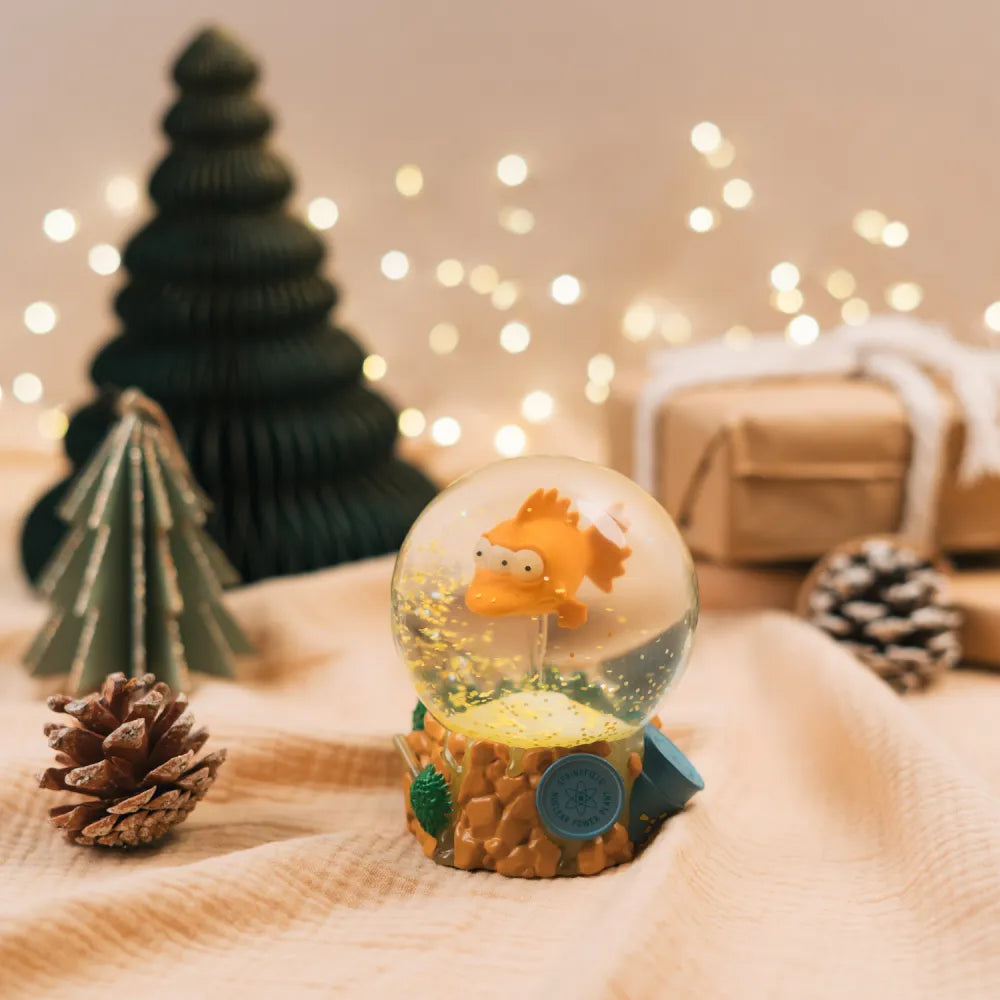 Palla di Neve The Simpsons – Blinky il Pesce a Tre Occhi con Effetti Luminosi