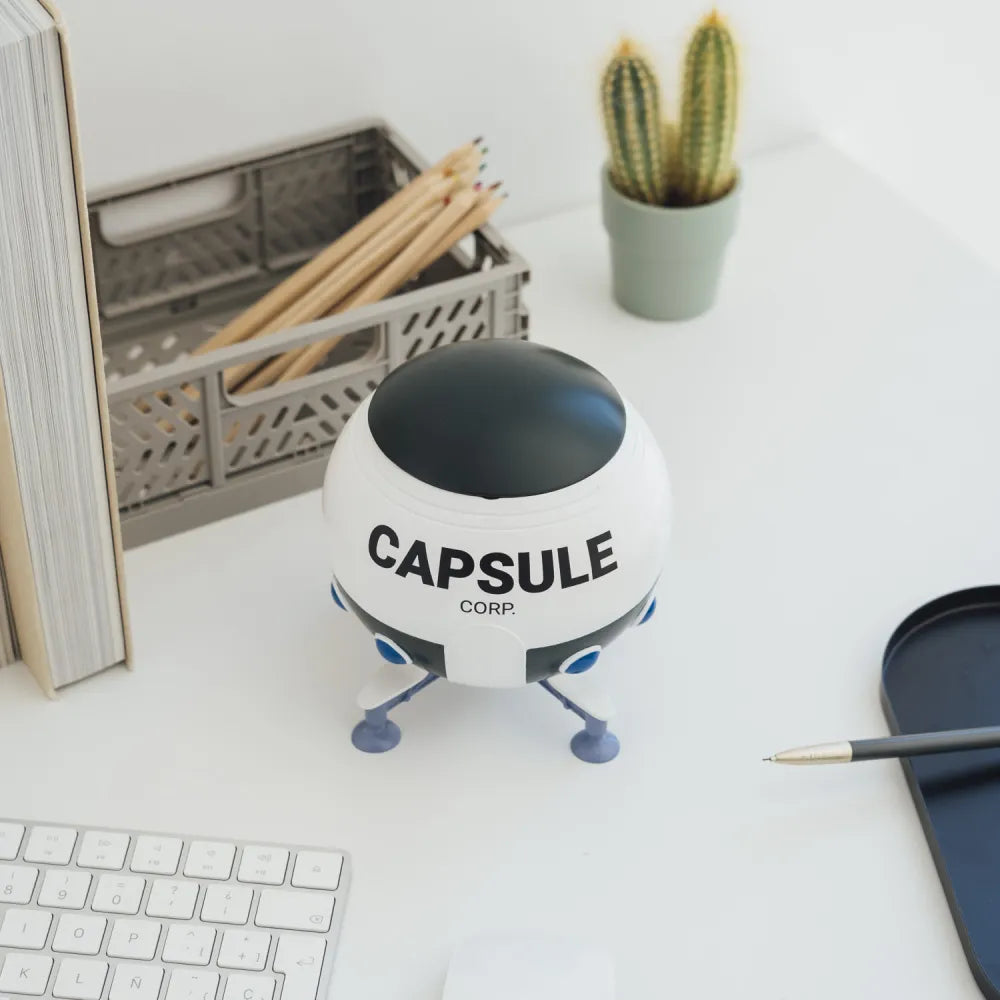 Portamatite Dragon Ball Z Navicella Capsule Corp | Organizer da Scrivania 3D Anime