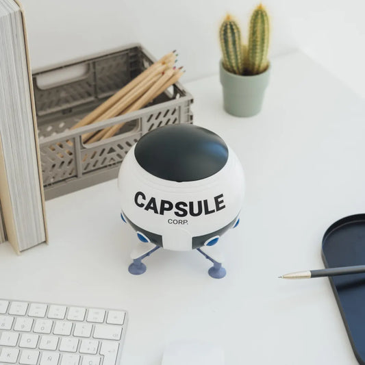 Portamatite Dragon Ball Z Navicella Capsule Corp | Organizer da Scrivania 3D Anime