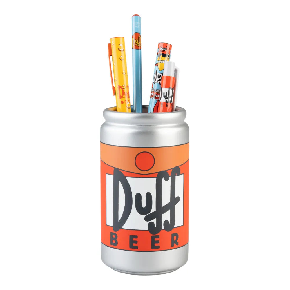 Set Portapenne Duff Beer con Penne, Matita e Accessori – The Simpsons