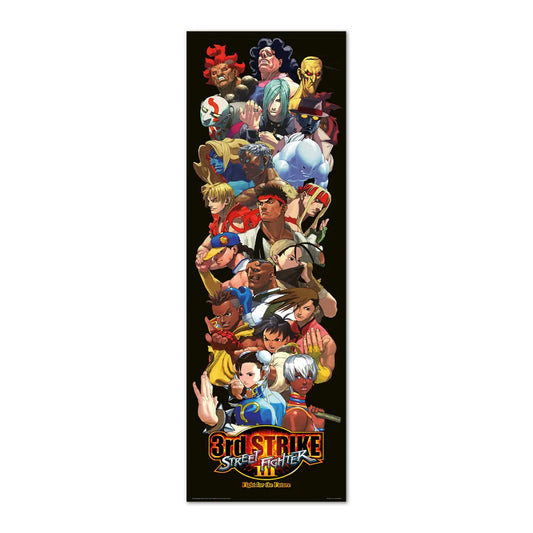 Poster Porta Street Fighter 3rd Strike – Formato 58 x 158 cm – Carta Lucida 150 g/m²