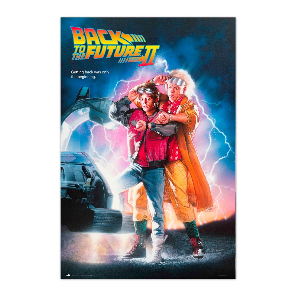 Poster Back to the Future™ Parte II – Locandina Film Anni ’80 – 61x91,5 cm – Carta Lucida