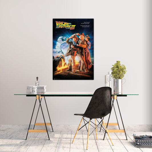 Poster Back to the Future III™ – Formato 61x91,5 cm – Carta lucida 150 g/m²