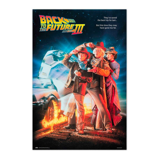 Poster Back to the Future III™ – Formato 61x91,5 cm – Carta lucida 150 g/m²