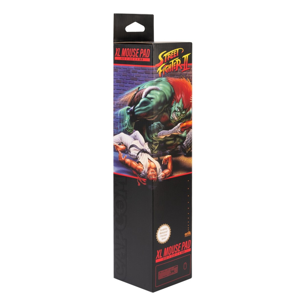Tappetino Mouse XL Street Fighter II – 80x35 cm – Superficie Antiscivolo e Impermeabile