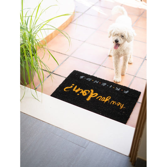 Zerbino Friends “How You Doin?” in Fibra di Cocco – Ufficiale Serie TV con Base Antiscivolo